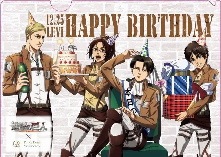 進撃の巨人】推しの誕生日は池袋で！特別なリヴァイ兵長に会える3日間